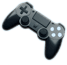 Controle de videogame flutuando no ar